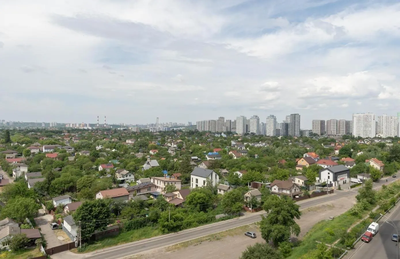 Apartmán Двухкомнатные Апартаменты На Осокорках Kyjev
